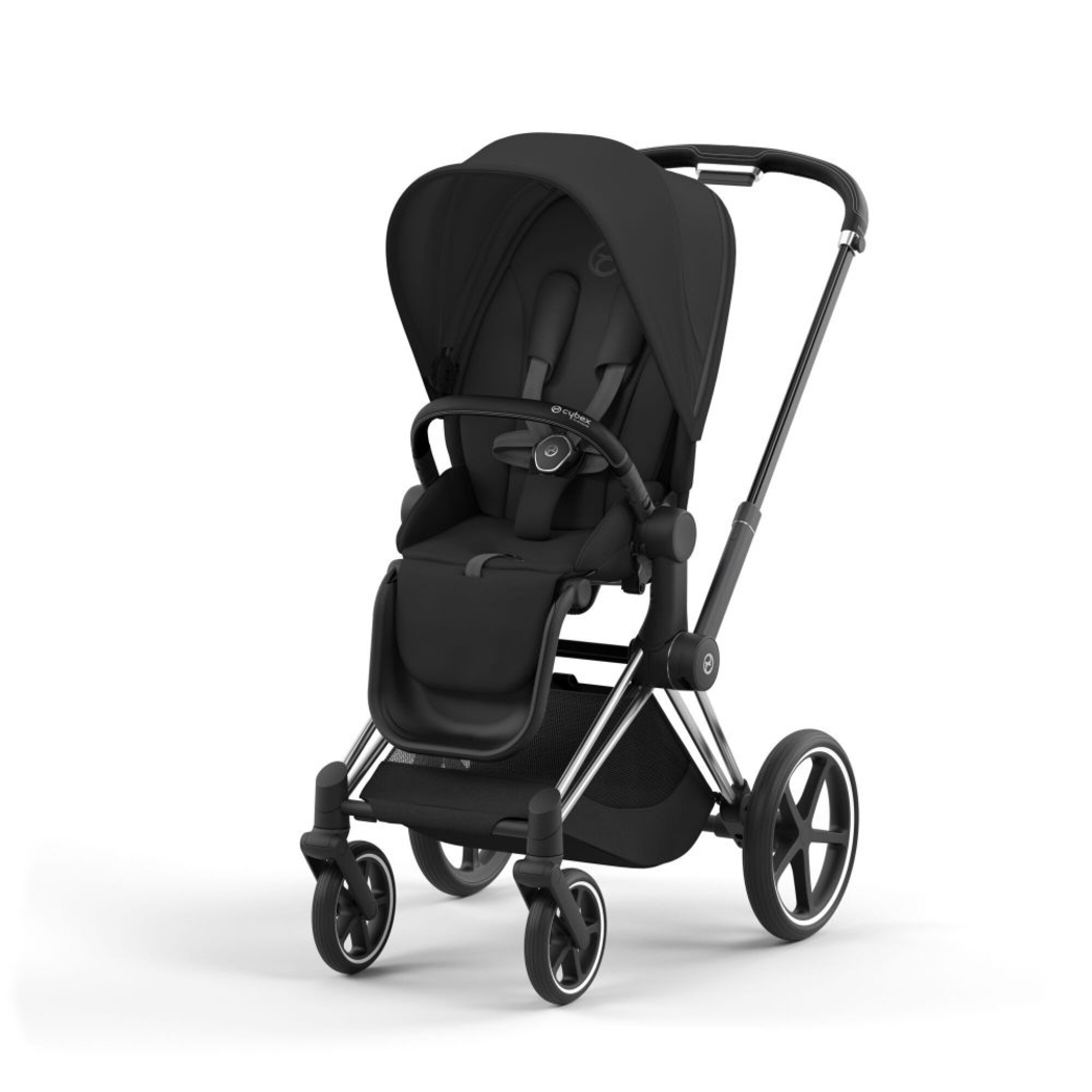 Carrinho de Bebé Priam Chrome Black e Babycoque Cloud T i-Size Cybex - Cybex - PACKPRIAM005-001