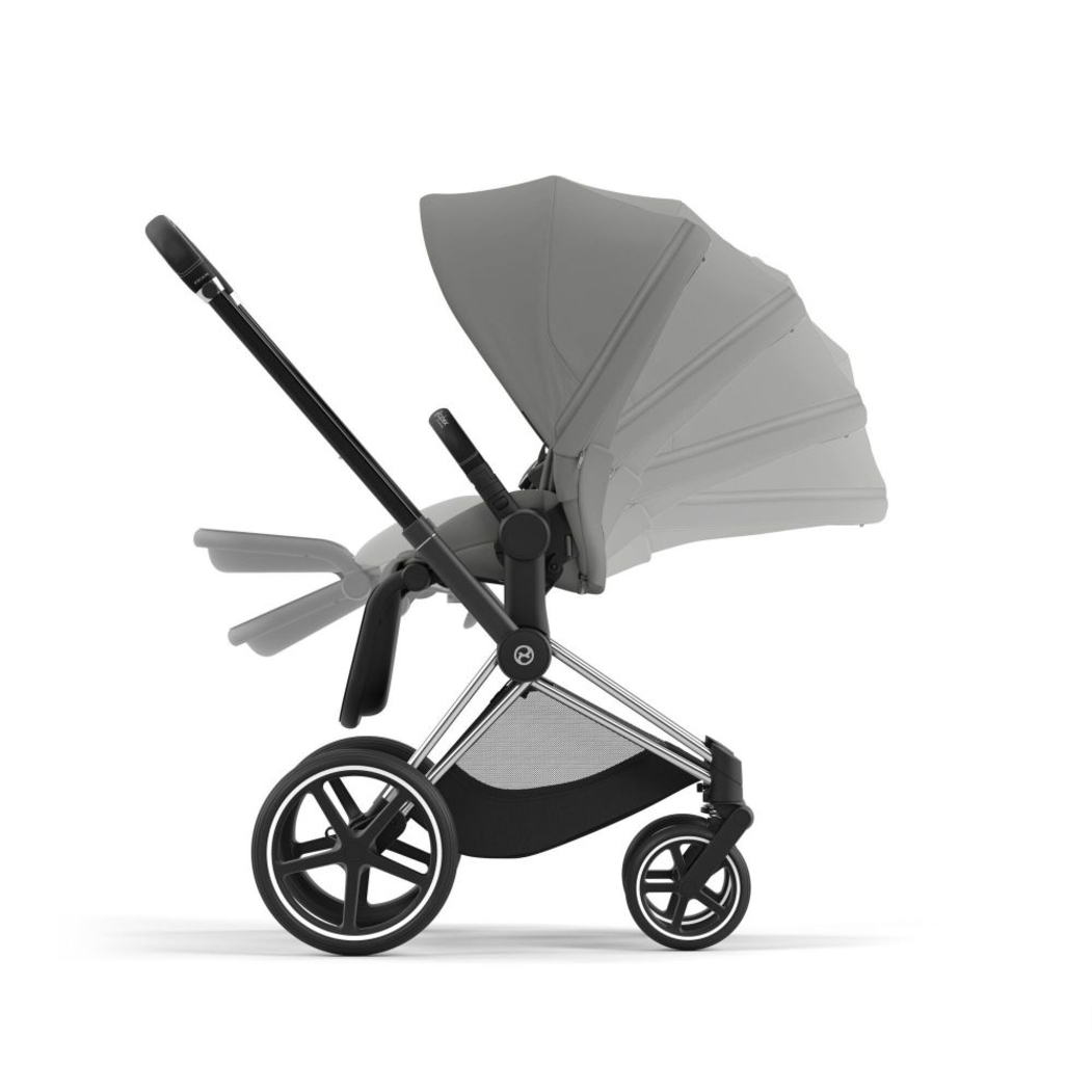 Carrinho de Bebé Chrome Black e Babycoque Cloud T i-Size Plus Cybex - Cybex - PACKPRIAM007-008