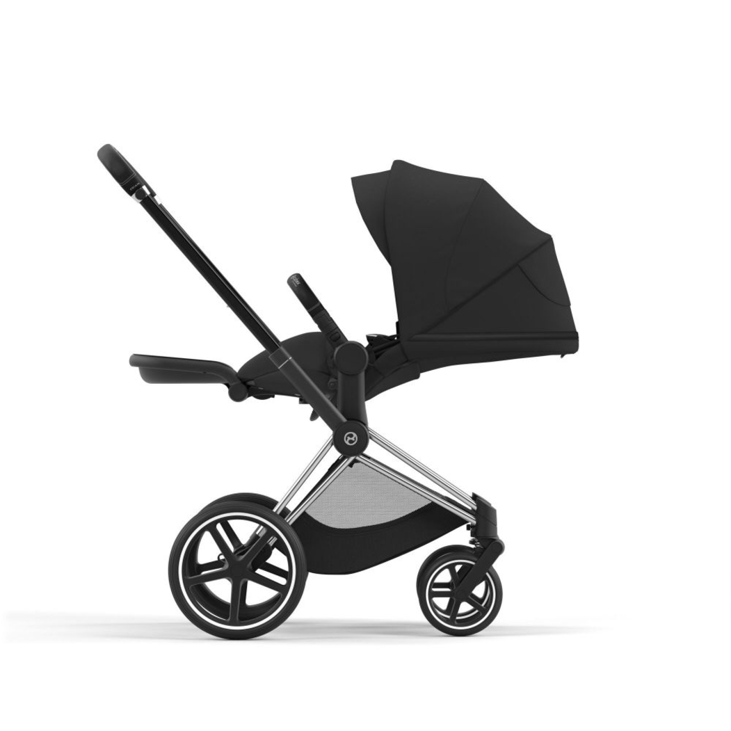 Carrinho de Bebé Chrome Black, Babycoque Cloud T i-Size Plus e Base T Isofix i-Size Cybex - Cybex - PACKPRIAM008-004
