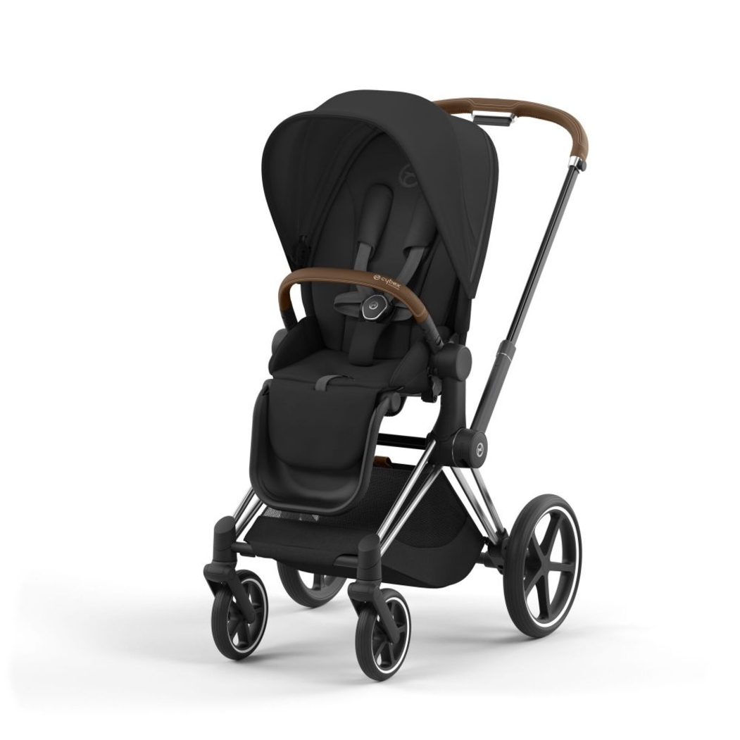 Carrinho de Bebé Priam Chrome Brown, Babycoque Cloud T i-Size e Base T Isofix i-Size Cybex - Cybex - PACKPRIAM010-002