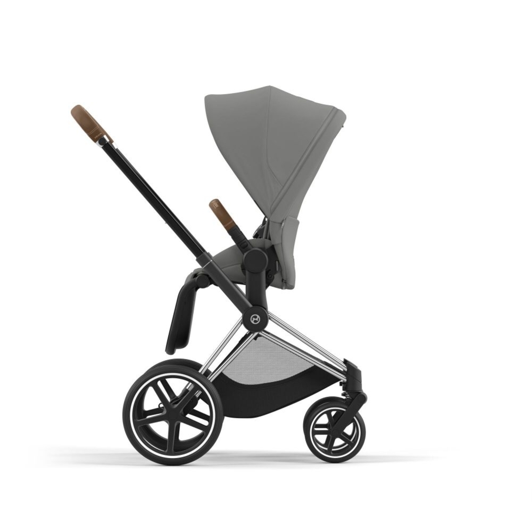 Carrinho de Bebé Priam Chrome Brown e Babycoque Cloud T i-Size Plus Cybex - Cybex - PACKPRIAM011-007