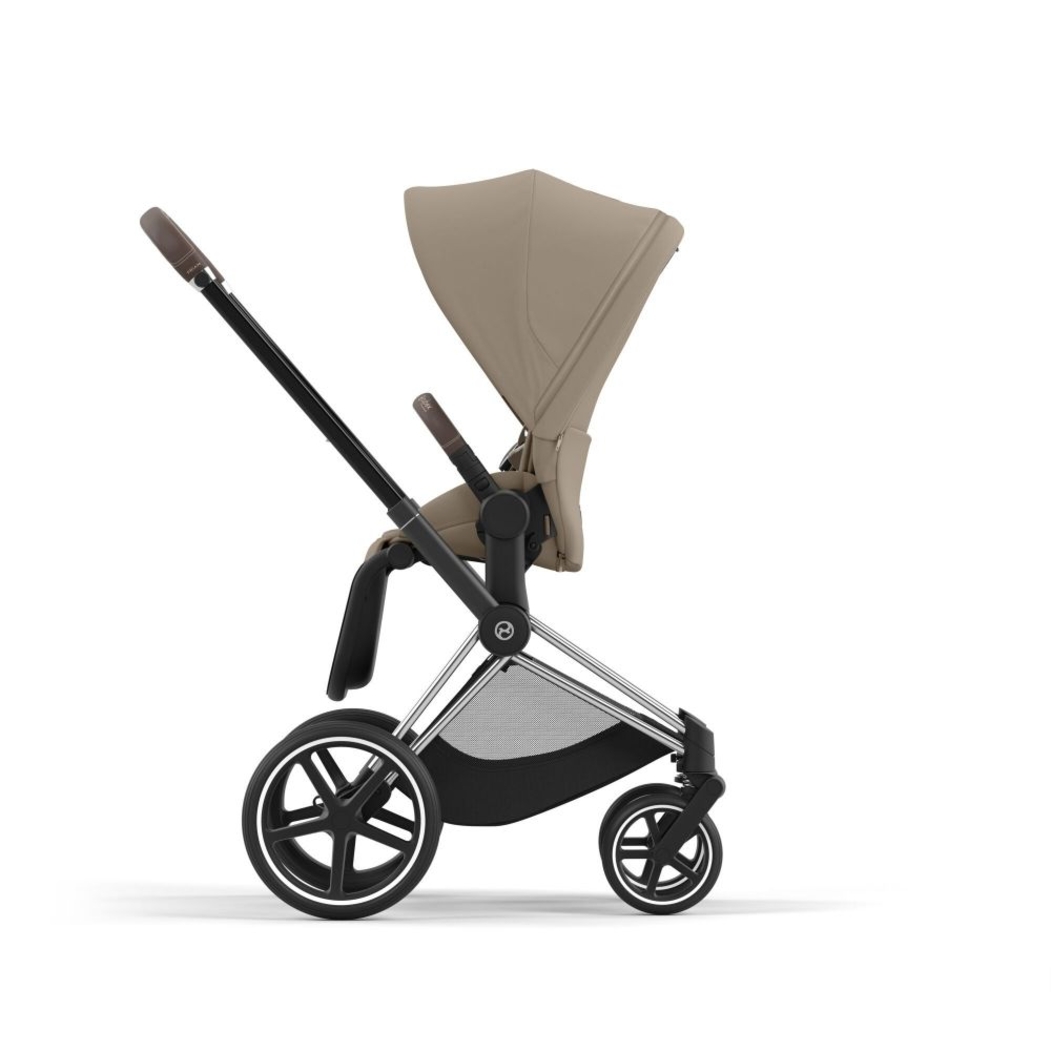 Carrinho de Bebé Priam Chrome Brown e Babycoque Cloud T i-Size Plus Cybex - Cybex - PACKPRIAM011-015