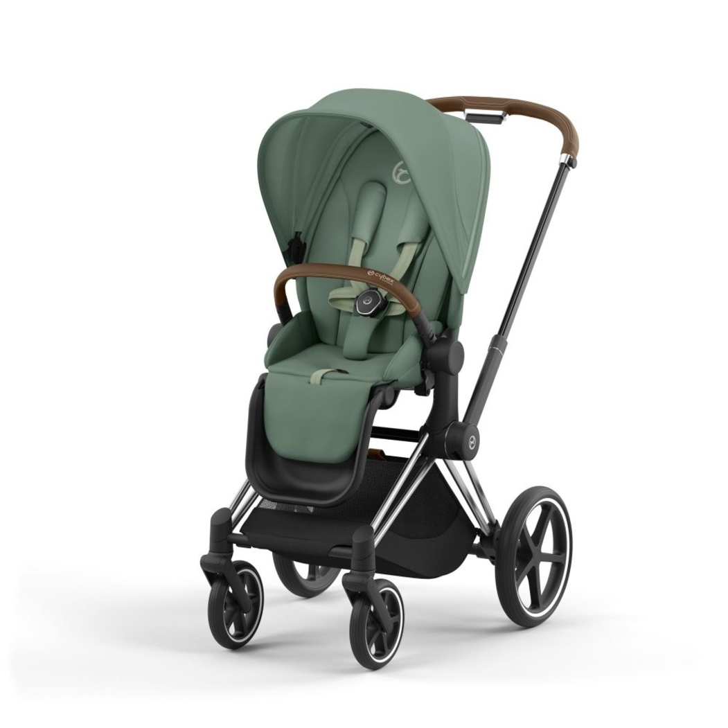 Carrinho de Bebé Priam Chrome Brown e Babycoque Cloud T i-Size Plus Cybex - Cybex - PACKPRIAM011-036
