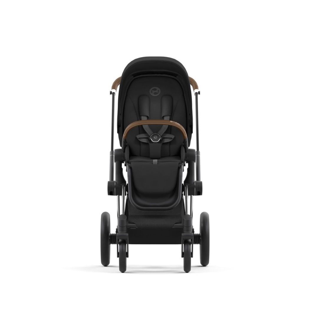 Carrinho de Bebé Priam Chrome Brown, Babycoque Cloud T i-Size Plus e Base T Isofix i-Size Cybex - Cybex - PACKPRIAM012-002