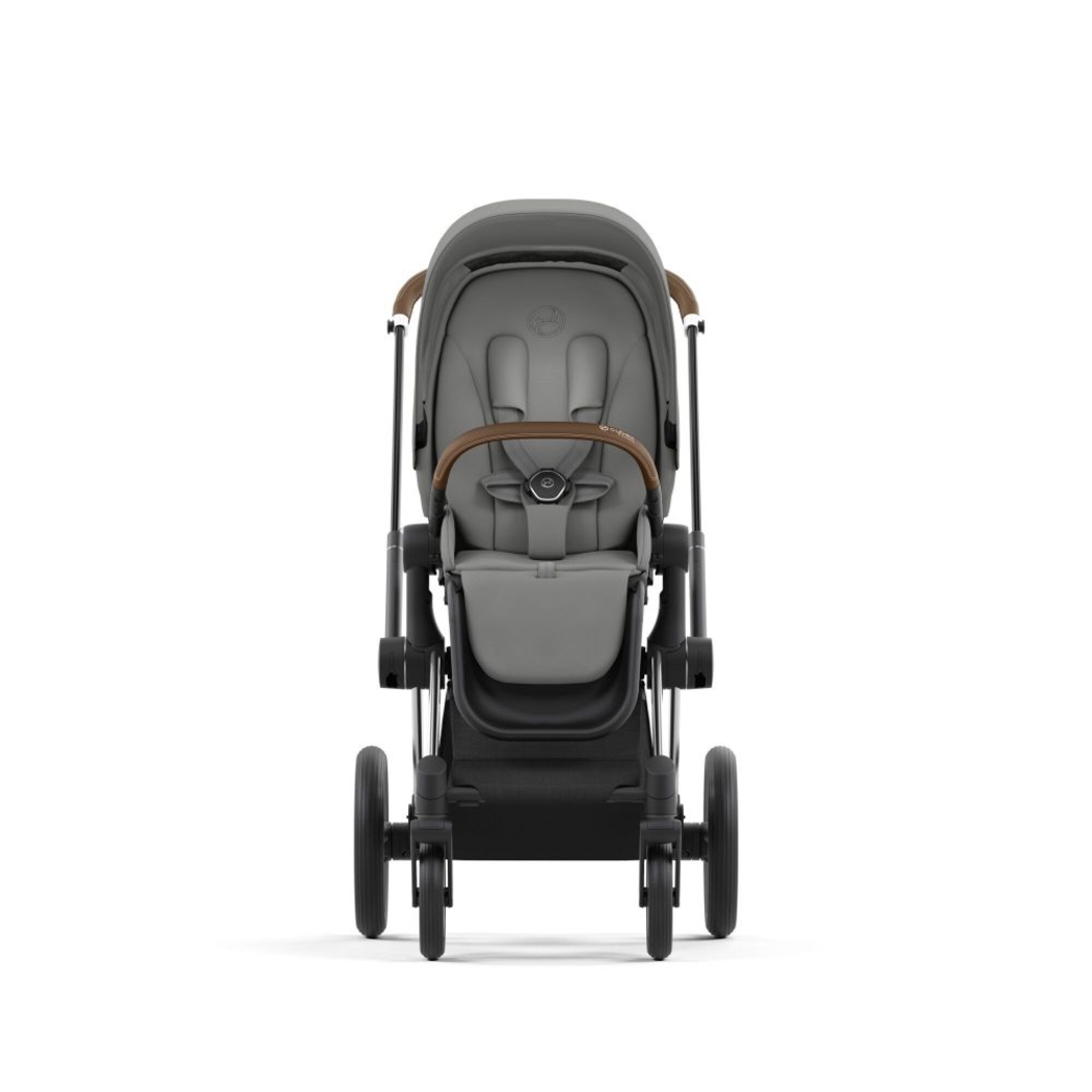 Carrinho de Bebé Priam Chrome Brown, Babycoque Cloud T i-Size Plus e Base T Isofix i-Size Cybex - Cybex - PACKPRIAM012-012