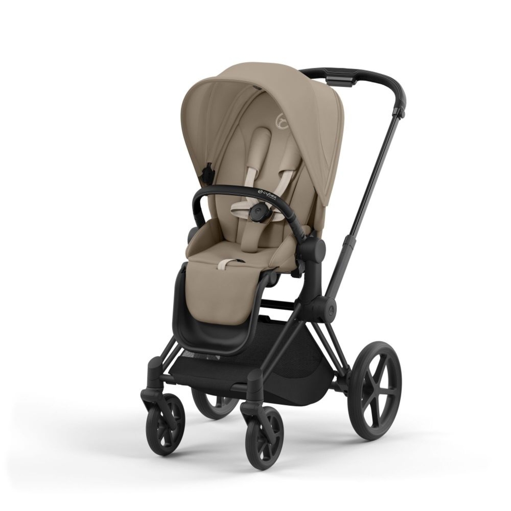 Carrinho de Bebé Priam Matt Black e Babycoque Cloud T i-Size Cybex - Cybex - PACKPRIAM013-005