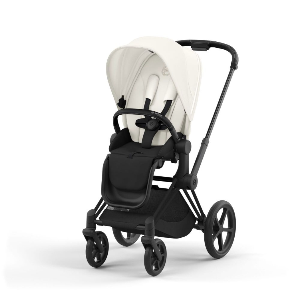 Carrinho de Bebé Priam Matt Black, Babycoque Cloud T i-Size e Base T Isofix i-Size Cybex - Cybex - PACKPRIAM014-010