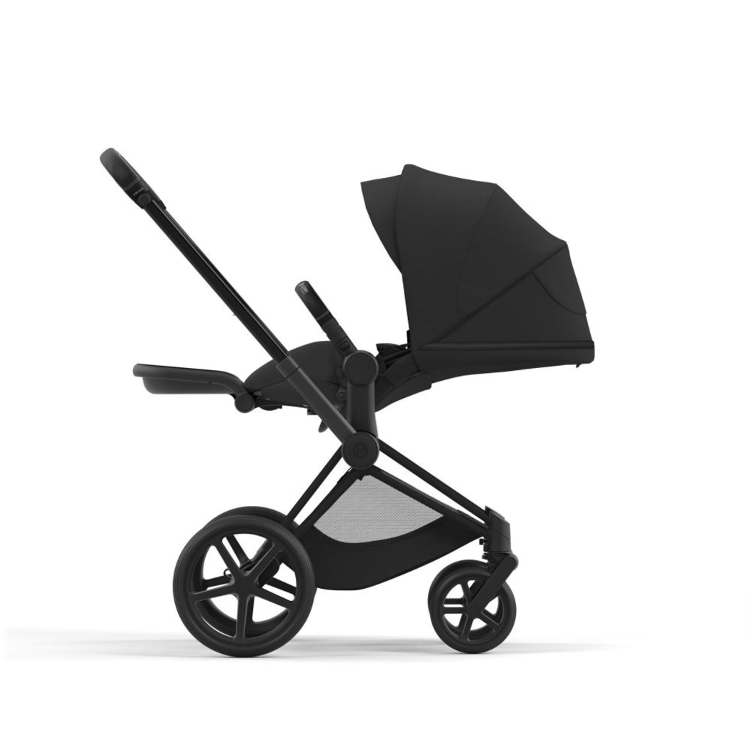 Carrinho de Bebé Priam Matt Black e Babycoque Cloud T i-Size Plus Cybex - Cybex - PACKPRIAM015-003