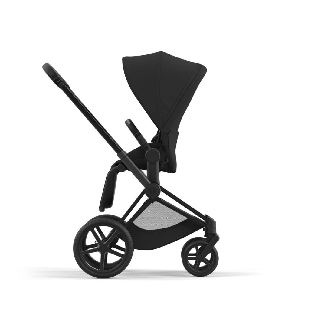 Carrinho de Bebé Priam Matt Black, Babycoque Cloud T i-Size Plus e Base T Isofix i-Size Cybex - Cybex - PACKPRIAM016-005