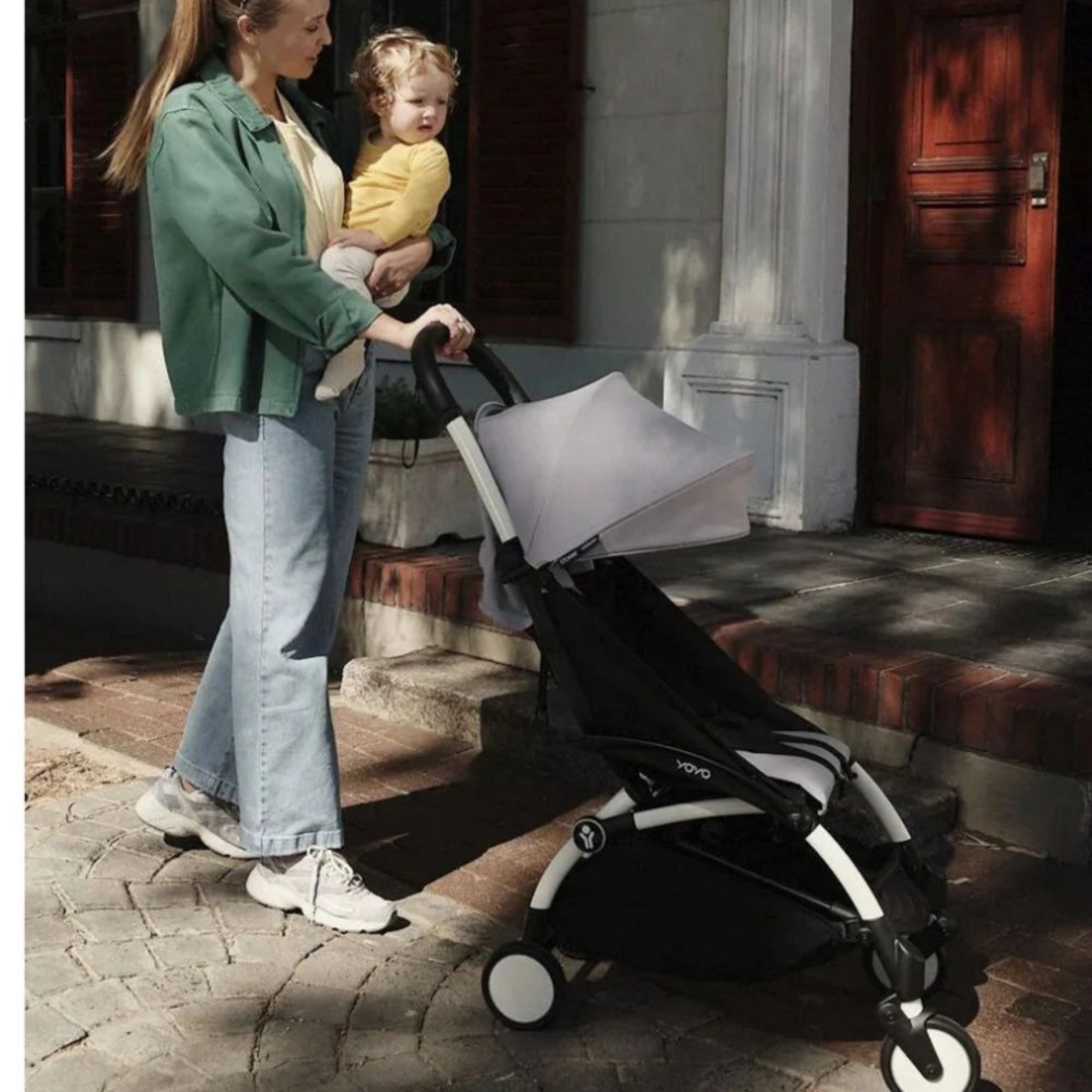 Carrinho de Bebé YOYO 3 White Stokke com Color Pack 6+ - Stokke - PACKYOYO002-004