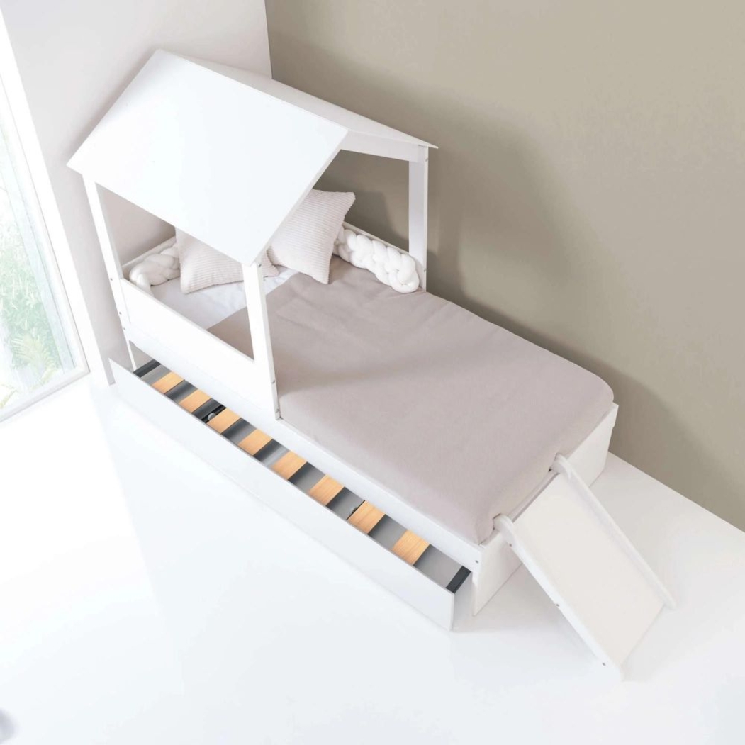 Cama Evolutiva Casita Alondra Montessori Bianca Quattro - Alondra - 8431904456600