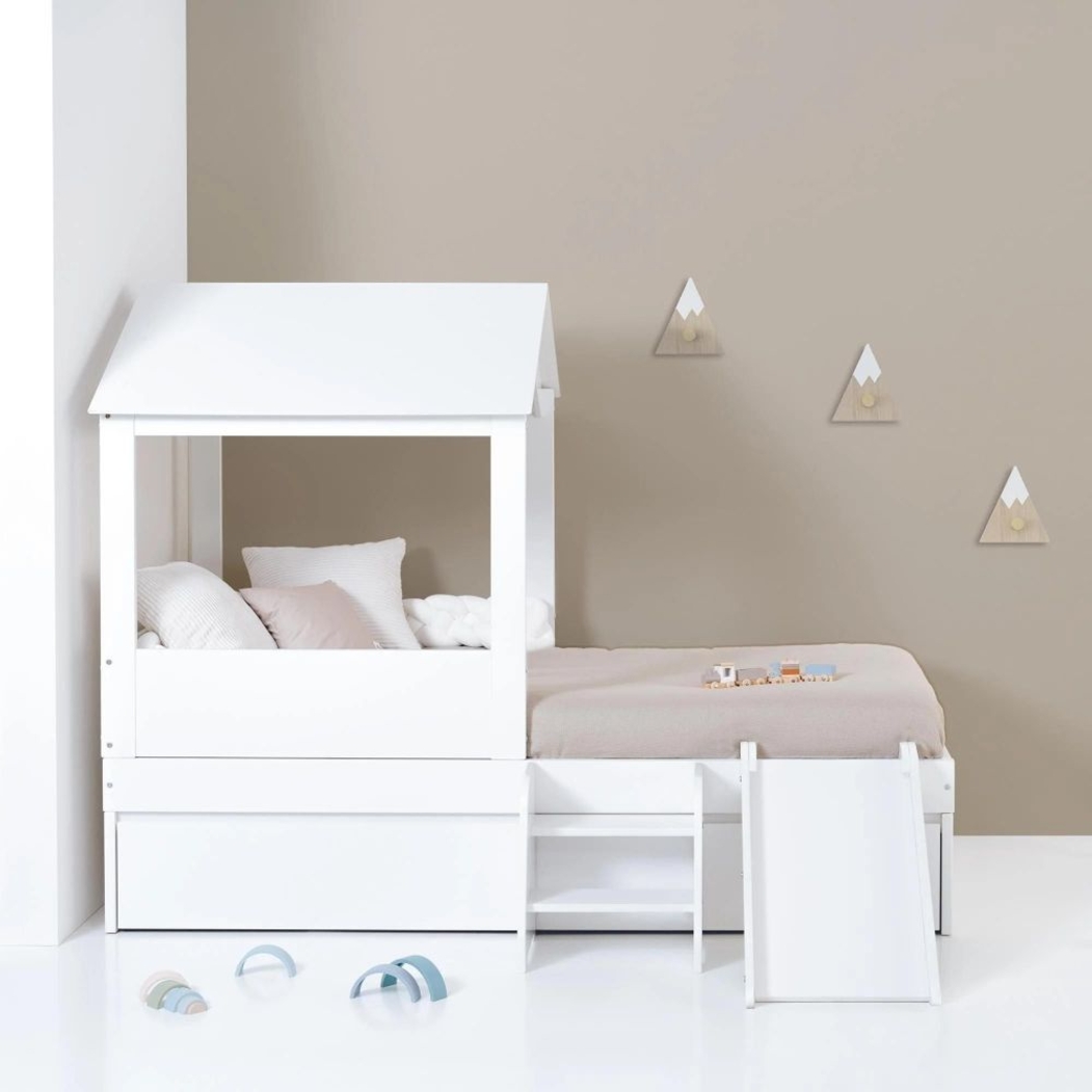 Cama Evolutiva Casita Alondra Montessori Bianca Quattro - Alondra - 8431904456600