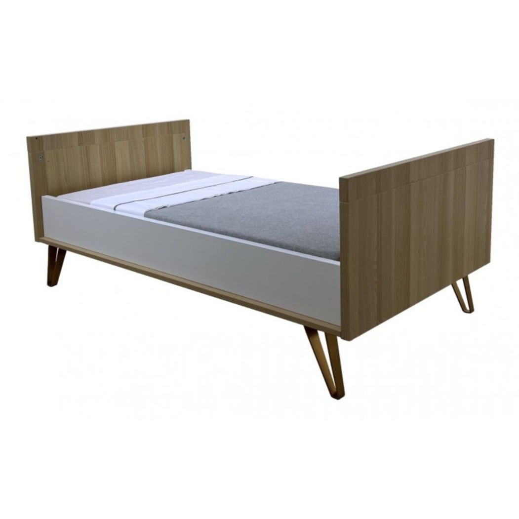 Berço Convertível Ikid Trieste Oak - Ikid - 8435587803447