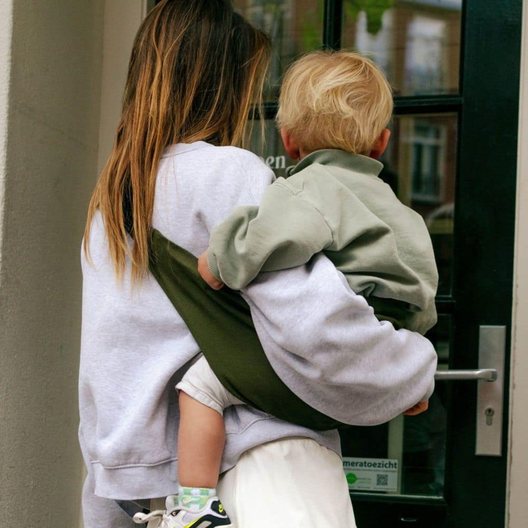 Porta-Bébes Wildride Main Army Green - Wildride - 8720726081009