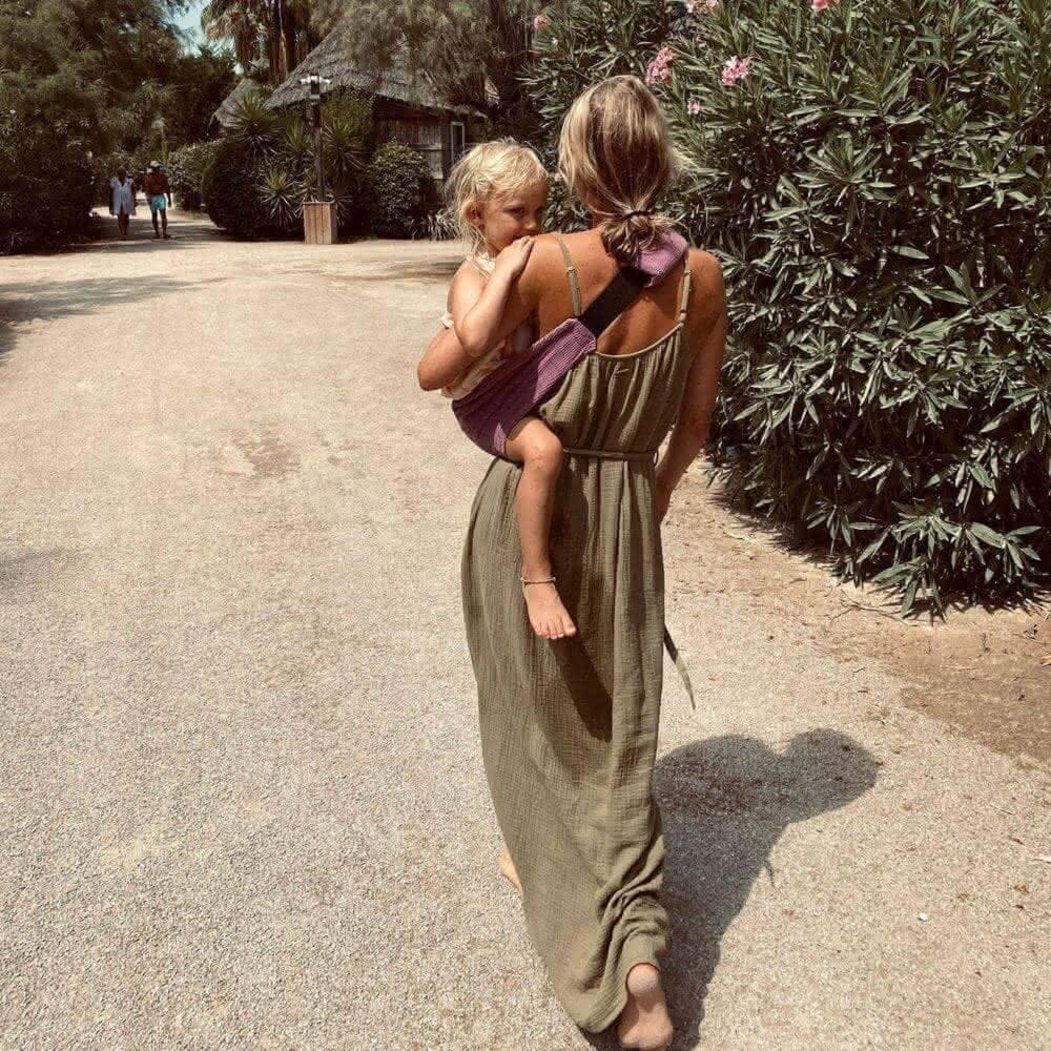 Porta-Bébes Wildride Bombazina Lilac - Wildride - 8720726081313