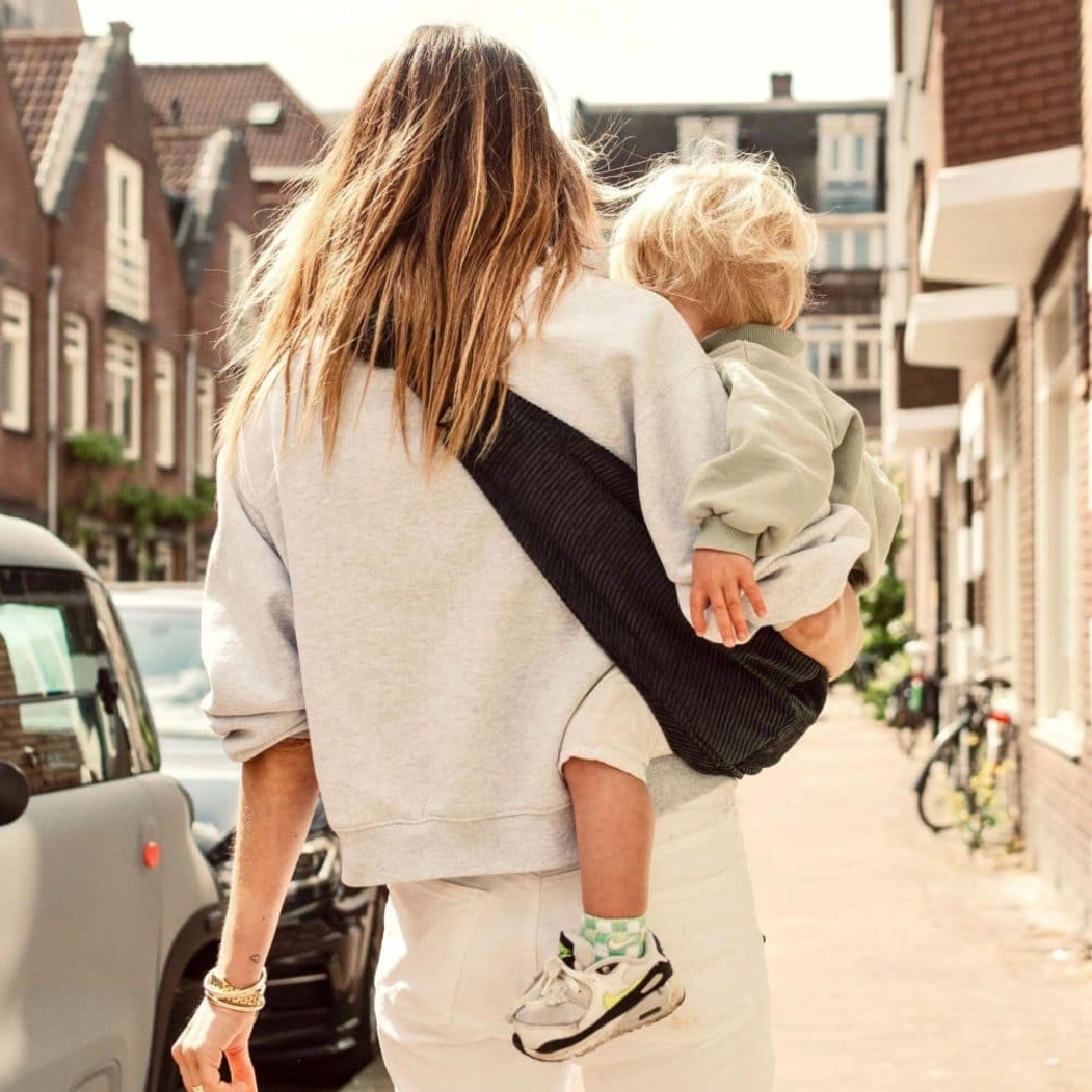 Porta-Bébes Wildride Bombazina Black - Wildride - 8720726081559