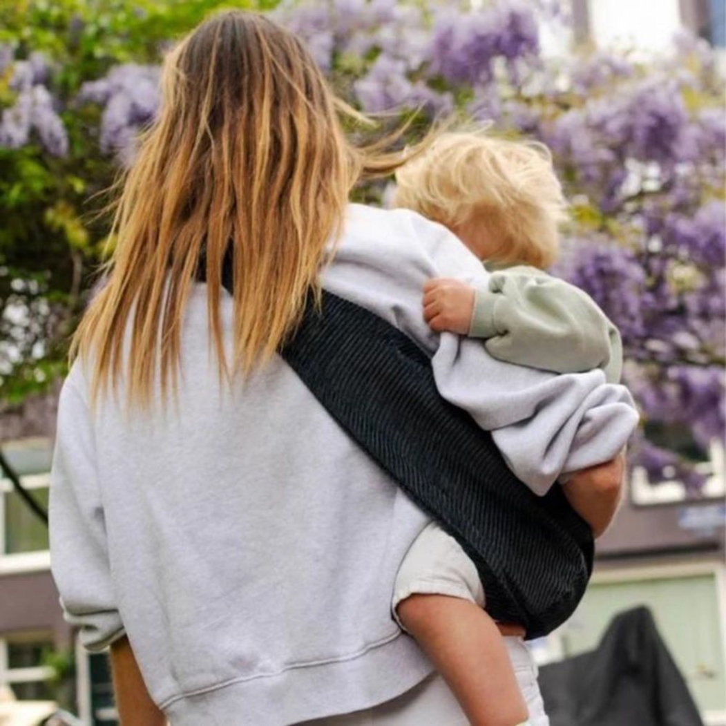 Porta-Bébes Wildride Bombazina Black - Wildride - 8720726081559