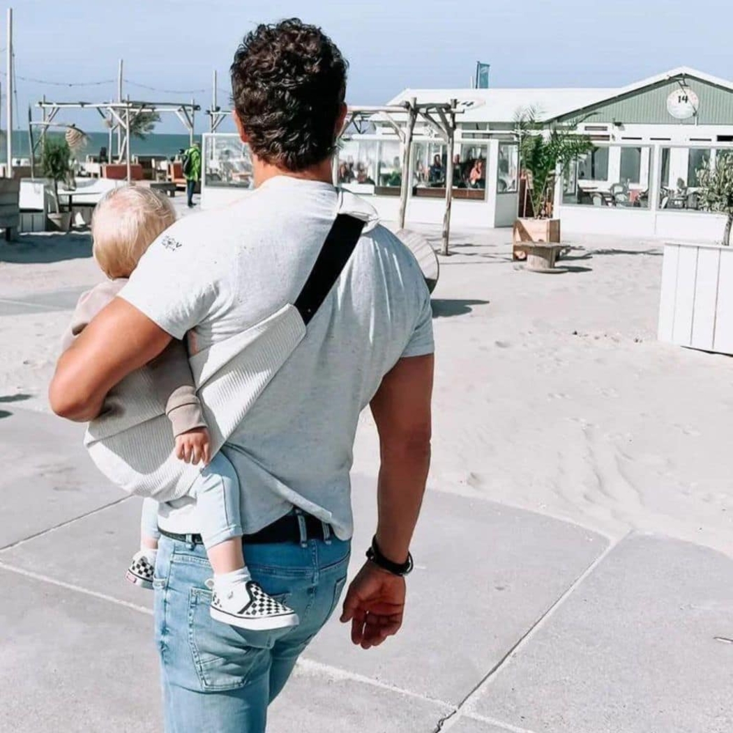 Porta-Bébes Wildride Bombazina Cream - Wildride - 8720726081153