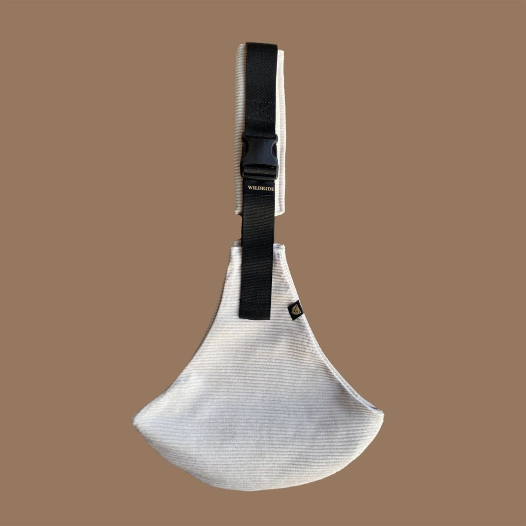 Porta-Bébes Wildride Bombazina Cream - Wildride - 8720726081153