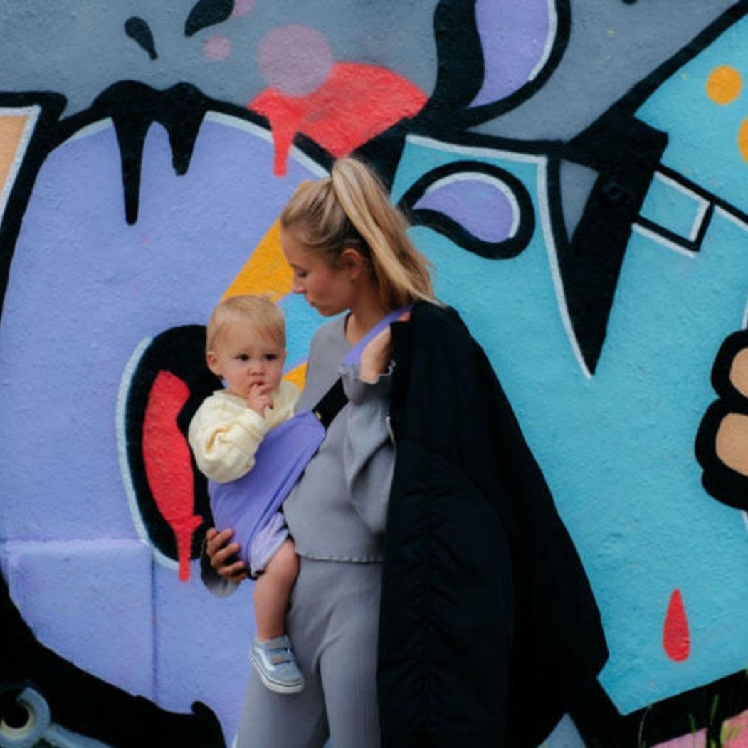 Porta-Bébes Wildride Main Lavender - Wildride - 8720726081986