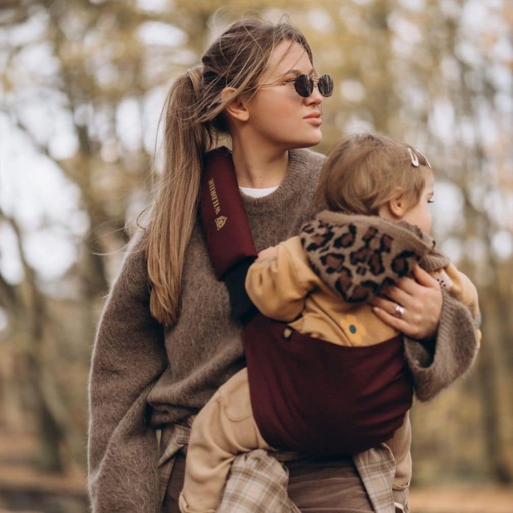 Porta-Bébes Wildride Main Merlot - Wildride - 8721154240129