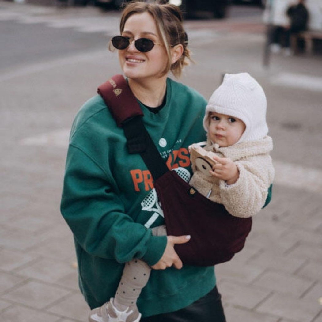 Porta-Bébes Wildride Main Merlot - Wildride - 8721154240129