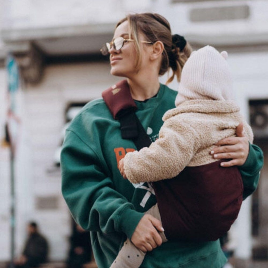 Porta-Bébes Wildride Main Merlot - Wildride - 8721154240129