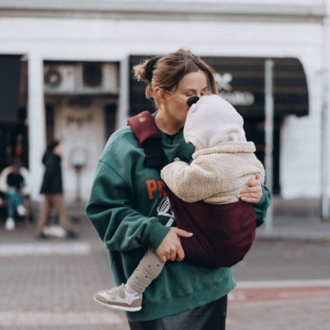 Porta-Bébes Wildride Main Merlot - Wildride - 8721154240129