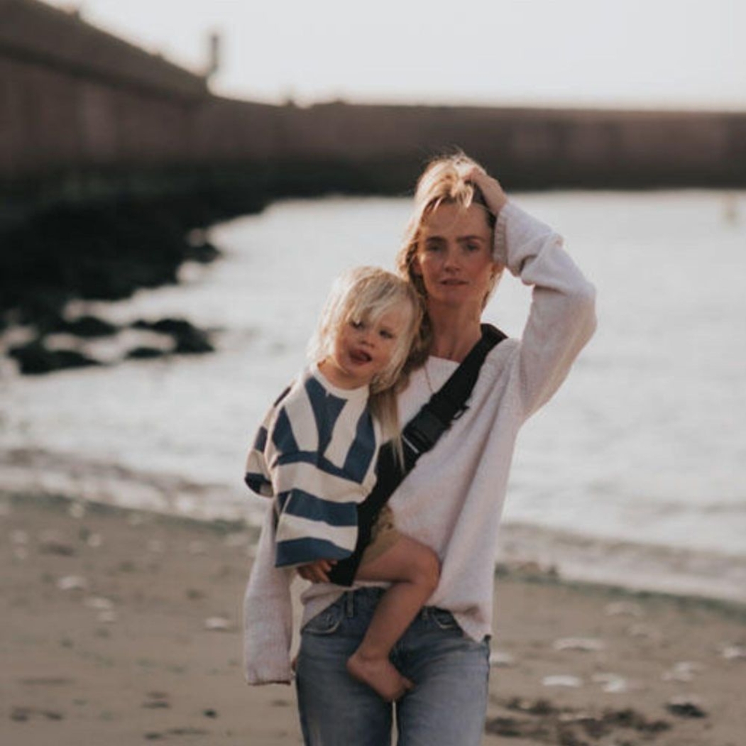 Porta-Bebés Wildride Linho Black - Wildride - 8720726081931