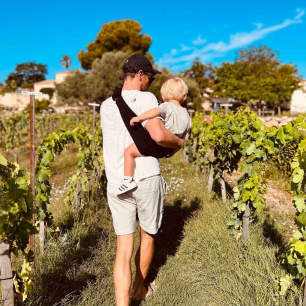 Porta-Bebés Wildride Linho Black - Wildride - 8720726081931