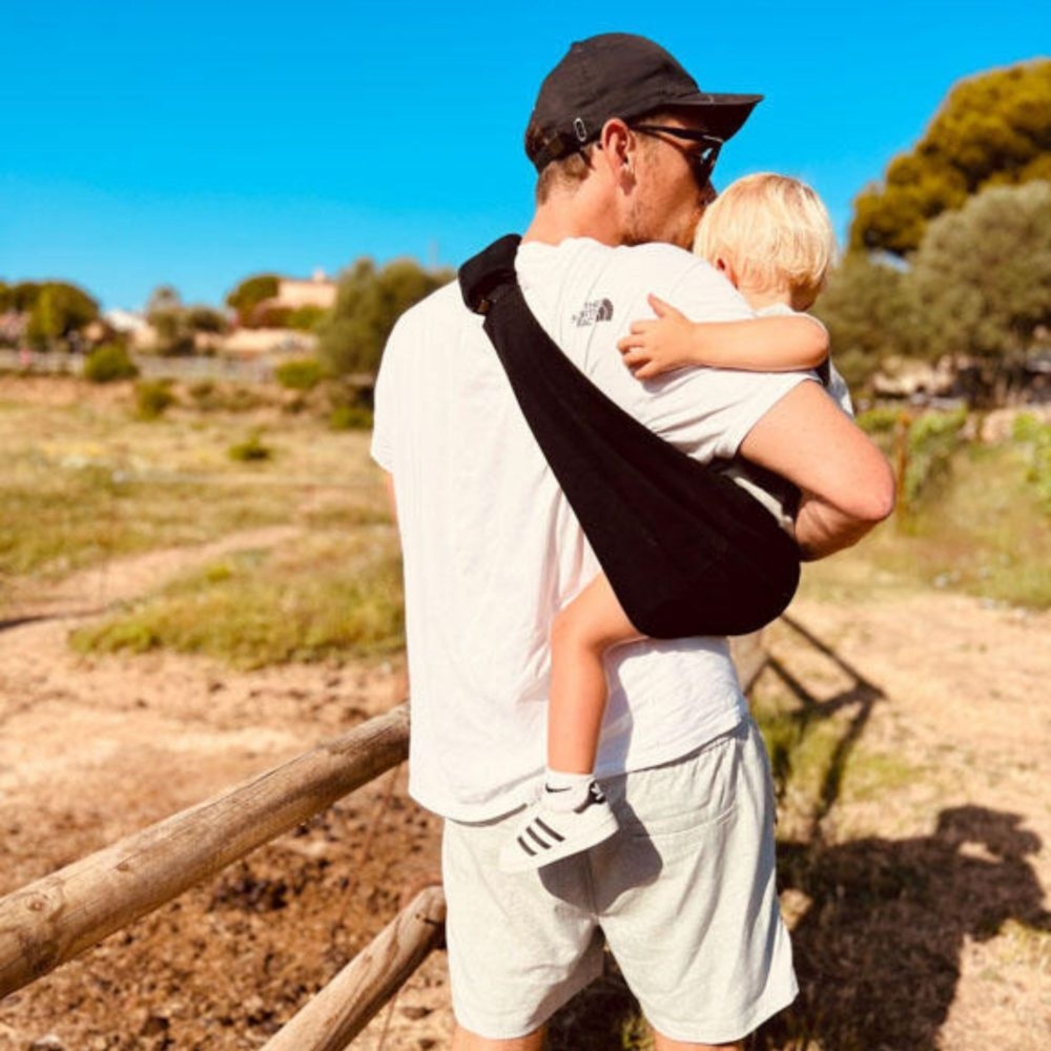 Porta-Bebés Wildride Linho Black - Wildride - 8720726081931