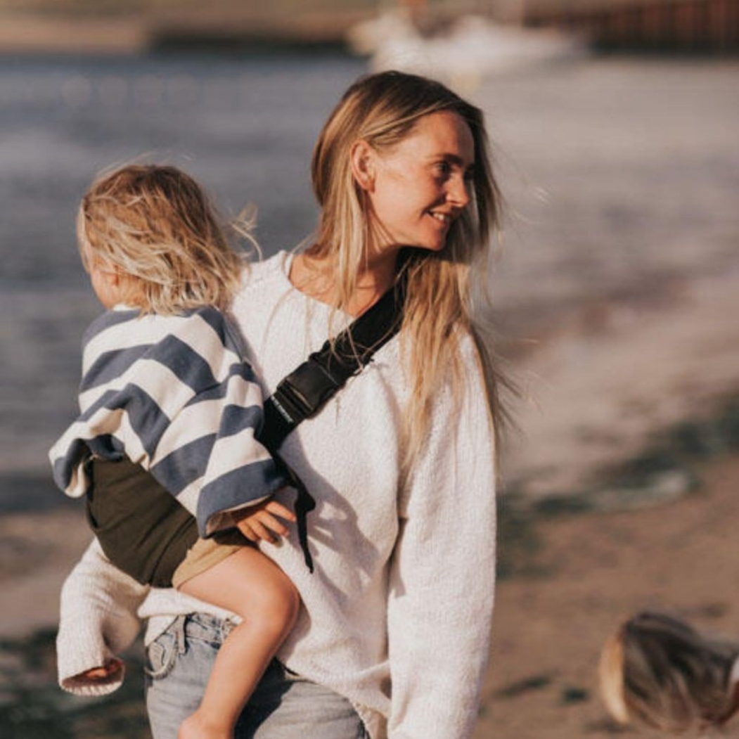 Porta-Bebés Wildride Linho Black - Wildride - 8720726081931