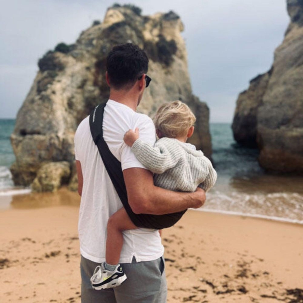 Porta-Bebés Wildride Linho Black - Wildride - 8720726081931