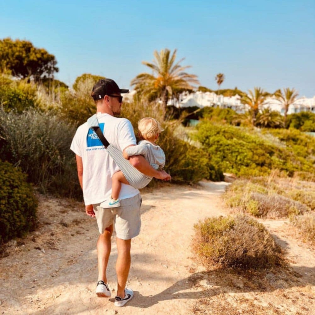 Porta-Bébes Wildride Main Denim Stripe - Wildride - 8721154240099